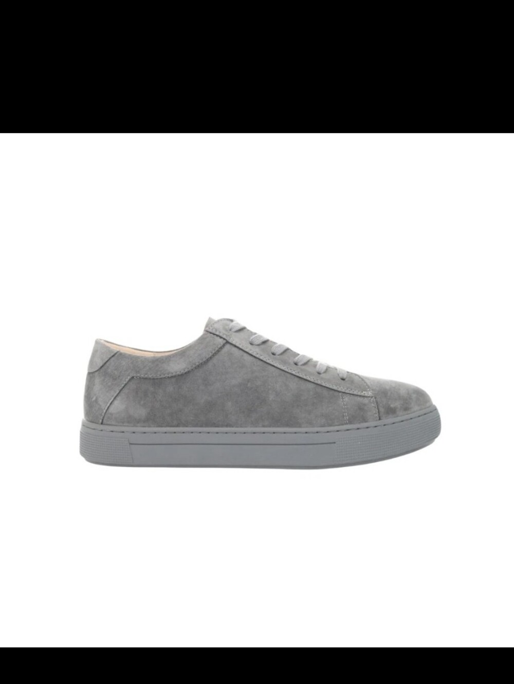 Propét Kenji Men’s Casual Suede Sneakers – Grey Med, XX Wide